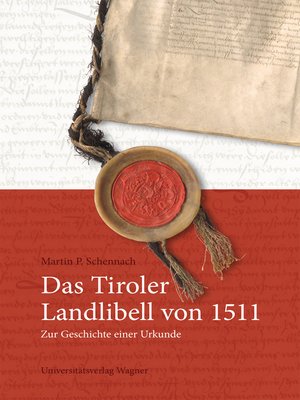 cover image of Das Tiroler Landlibell von 1511